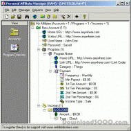 Personal Affiliate Manager screenshot